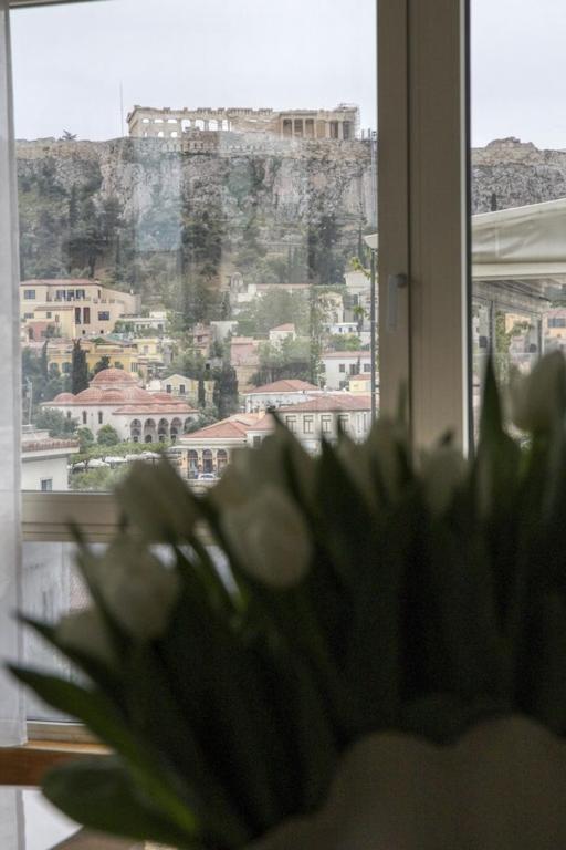 Ferienwohnung Sunny Luxury Loft,Stunning Acropolis View, Jacuzzi Athen Exterior foto