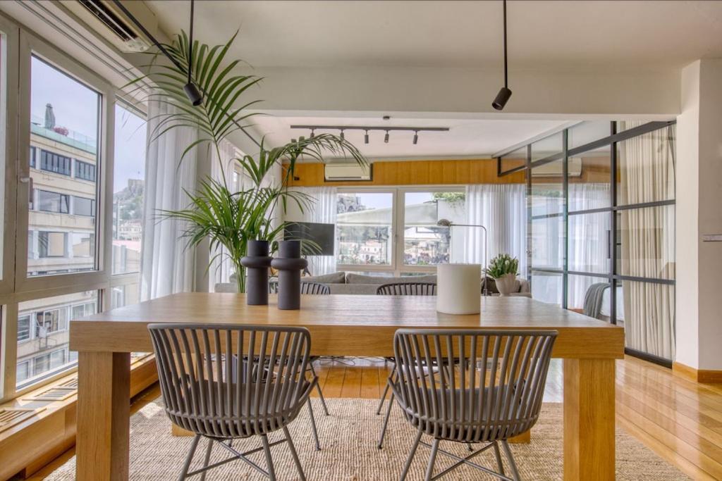 Ferienwohnung Sunny Luxury Loft,Stunning Acropolis View, Jacuzzi Athen Exterior foto