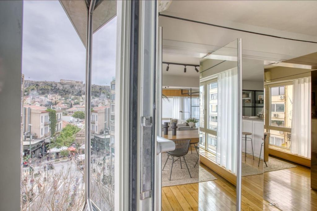 Ferienwohnung Sunny Luxury Loft,Stunning Acropolis View, Jacuzzi Athen Exterior foto